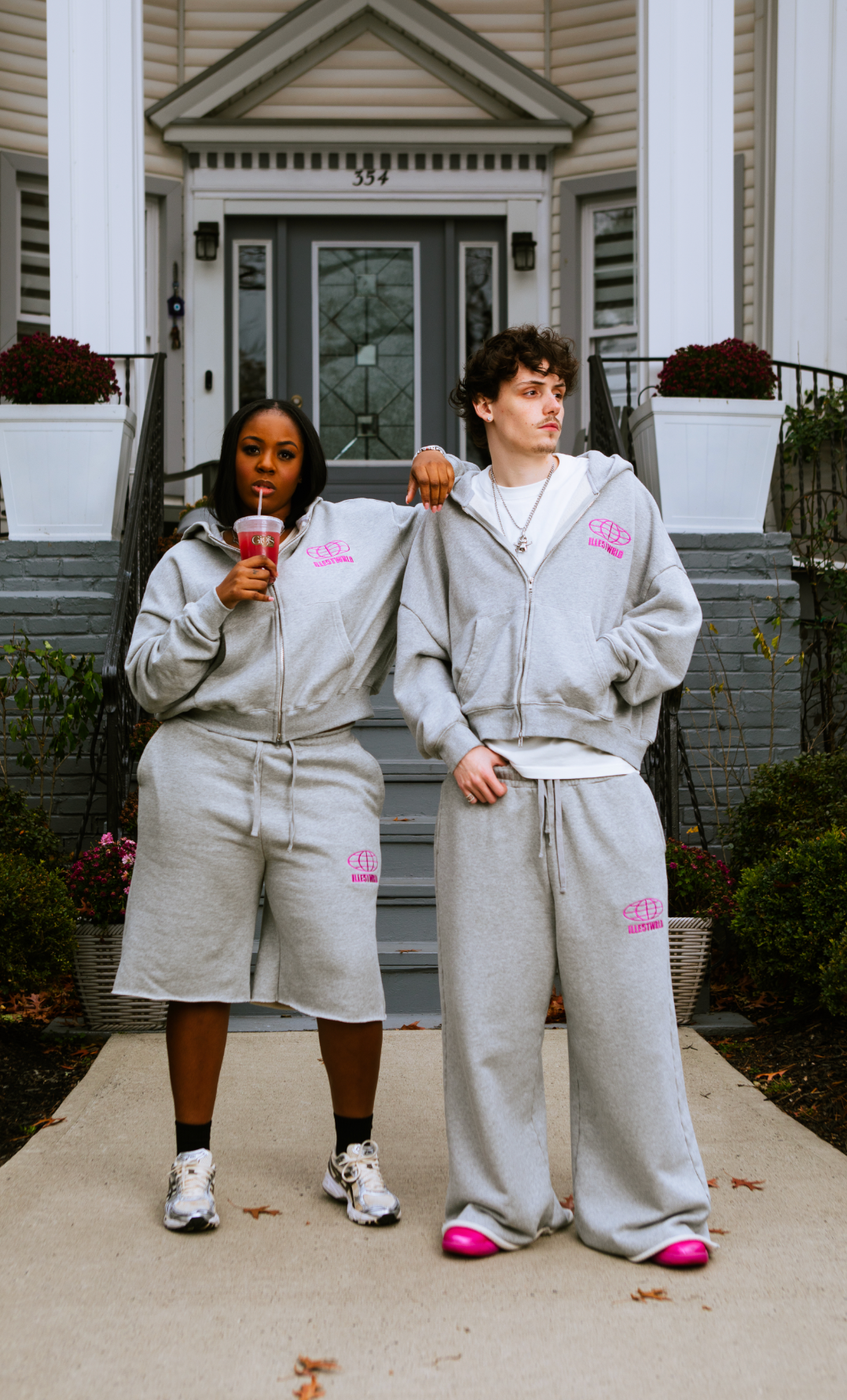 Pink Phantom Sweat Pants