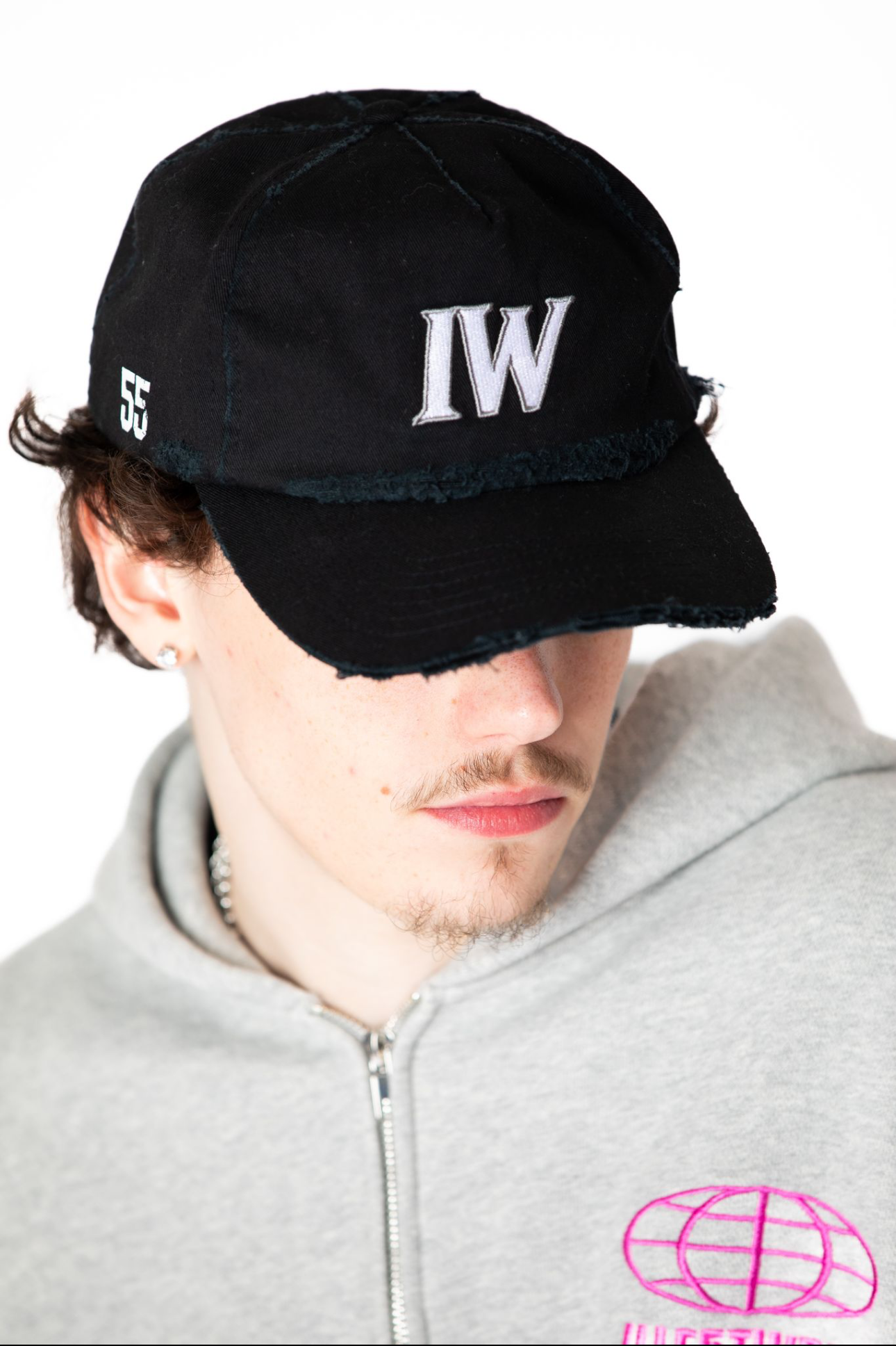 Vintage ILLE5TWRLD “IW” Snapback Cap
